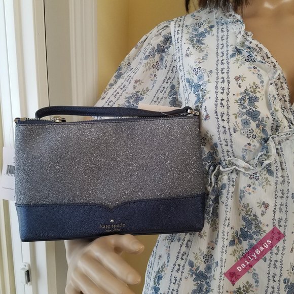 kate spade Handbags - KATE SPADE CROSSBODY DUSK NAVY LOLA CROSSBODY NWT